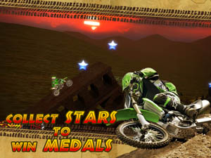Trial Motorbikes Savanna Stars Скриншот и Подсказка 1